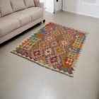Tapis Kilim tissé main 126x178 Kilim laine Maimana