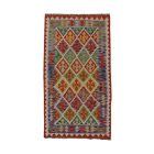 Tapis de course kilim Chobi 110x200 Kilim afghan tissé à la main