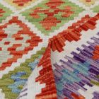 Tapis de course kilim Chobi 110x200 Kilim afghan tissé à la main