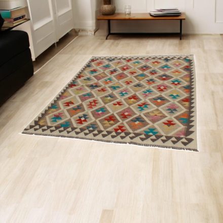 Tapis Kilim Chobi 161x198 Kilim afghan tissé à la main