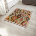 Tapis Kilim afghan Chobi 110x146 Kelim ethnique tissé à la main