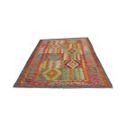 Tapis Kilim ethnique Chobi 147x202 Tapis Kilim tissé à la main