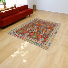 Tapis Kilim tissé main Chobi 177x250 Kilim afghan en laine
