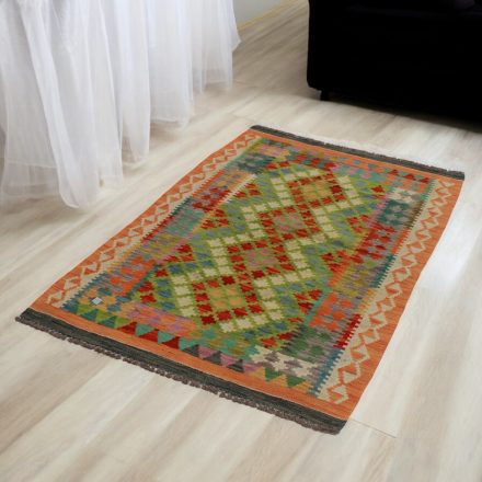 Tapis Kilim tissé main Chobi 160x194 Kilim afghan en laine