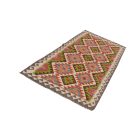 Tapis de couloir tissé main 92x207 Kilim Maimana en laine