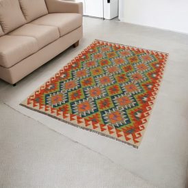 Tapis Kilim en laine Chobi 126x178 Kilim afghan tissé main