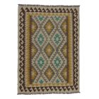 Chobi Kilim tapis 106x147 kelim laine tissé à la main