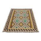 Chobi Kilim tapis 106x147 kelim laine tissé à la main