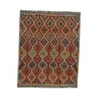 Tapis Kilim tissé main Chobi 160x194 Kilim afghan en laine