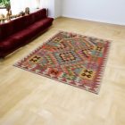 Tapis Kilim afghan Chobi 149x198 Kelim ethnique tissé à la main