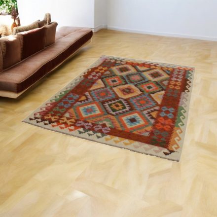 Tapis Kilim tissé main 145x205 Kilim laine Maimana