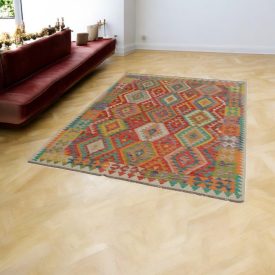 Tapis Kilim Chobi 172x235 Kilim afghan tissé à la main