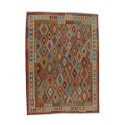 Tapis Kilim afghan Chobi 205x295 Kelim ethnique tissé à la main