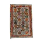 Kilim afghan Chobi 201x304 tapis Kelim tissé à la main
