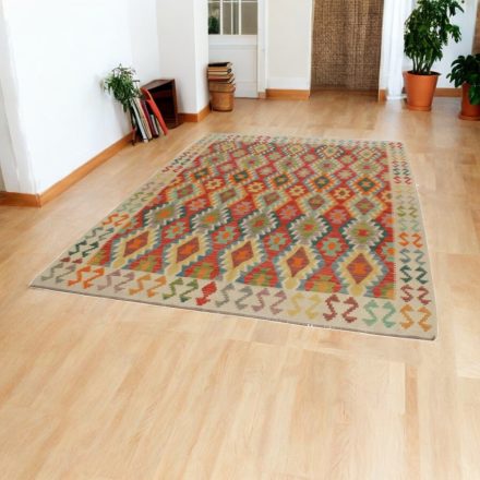 Tapis Kilim tissé main Chobi 207x290 Kilim afghan en laine