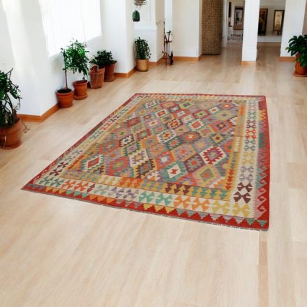 Tapis Kilim tissé main Chobi 207x290 Kilim afghan en laine