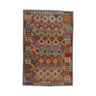 Tapis Kilim tissé main Chobi 202x286 Kilim afghan en laine