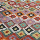 Tapis Kilim tissé main Chobi 202x286 Kilim afghan en laine