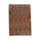 Tapis Kilim tissé main Chobi 202x286 Kilim afghan en laine
