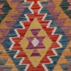 Tapis Kilim tissé main Chobi 202x286 Kilim afghan en laine