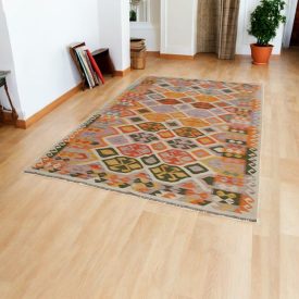 Tapis Kilim en laine Chobi 189x293 Kilim afghan tissé main
