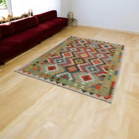 Tapis Kilim en laine Chobi 193x299 Kilim afghan tissé main