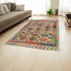 Tapis Kilim tissé main Chobi 204x293 Kilim afghan en laine