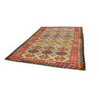Kilim Chobi tapis 197x303 laine tissé main Afghan