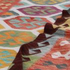 Kilim Chobi tapis 197x303 laine tissé main Afghan