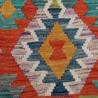 Kilim afghan Chobi 204x290 tapis Kelim tissé à la main