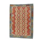 Kilim afghan Chobi 207x292 tapis Kelim tissé à la main