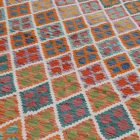 Kilim afghan Chobi 207x292 tapis Kelim tissé à la main