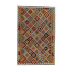 Kilim afghan Chobi 205x301 tapis Kelim tissé à la main