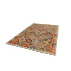 Kilim afghan Chobi 205x301 tapis Kelim tissé à la main
