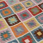 Chobi Kilim tapis 196x302 kelim laine tissé à la main