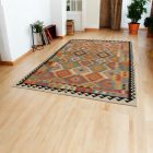 Kilim afghan Chobi 205x301 tapis Kelim tissé à la main