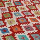 Tapis Kilim ethnique Chobi 206x304 Tapis Kilim tissé à la main
