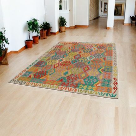 Tapis Kilim afghan Chobi 205x297 Kelim ethnique tissé à la main
