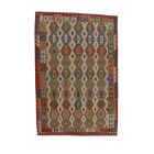 Tapis Kilim tissé main Chobi 212x294 Kilim afghan en laine