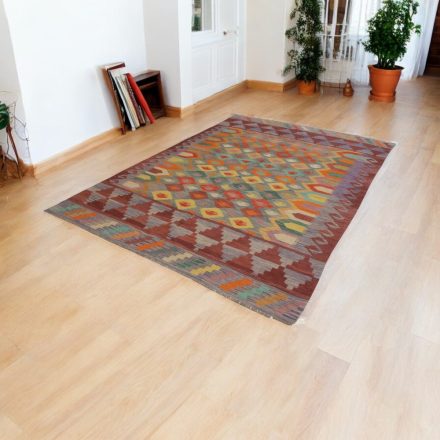 Tapis Kilim ethnique Chobi 195x303 Tapis Kilim tissé à la main