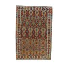 Tapis Kilim tissé main Chobi 205x301 Kilim afghan en laine