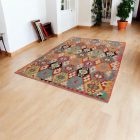Kilim afghan Chobi 252x301 tapis Kelim tissé à la main