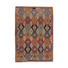 Kilim afghan Chobi 252x301 tapis Kelim tissé à la main