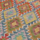 Kilim afghan Chobi 252x301 tapis Kelim tissé à la main