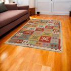 Tapis Kilim tissé main 193x300 Kilim laine Maimana