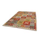 Tapis Kilim ethnique Chobi 199x300 Tapis Kilim tissé à la main