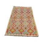 Tapis de couloir Kilim ethnique Chobi 85x203 Tapis Kilim tissé à la main