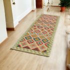 Chobi Kilim Tapis de couloir 89x293 kelim laine tissé à la main