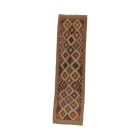 Tapis de couloir Kilim tapis Chobi 84x302 tapis Kelim tissé à la main