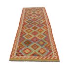Tapis de couloir Kilim ethnique Chobi 84x296 Tapis Kilim tissé à la main